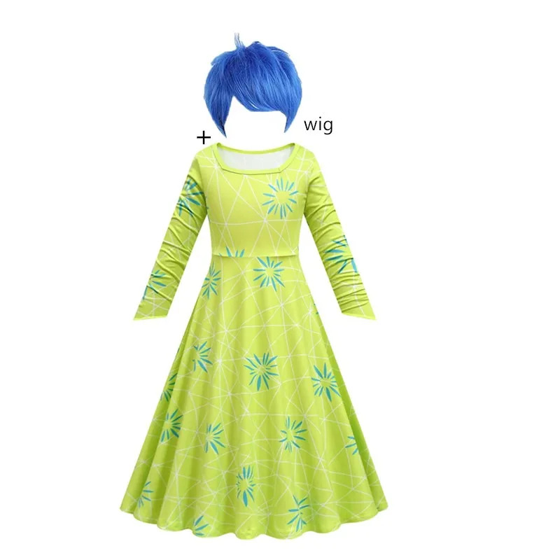 Kids Cosplay Anime - أزياء أنيمي التأثيرية لفيلم Disgust Envy