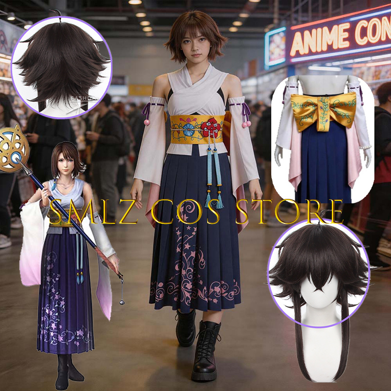 Anime Cosplay Costumes Female - زي تنكري نسائي Smlz FFX يونا