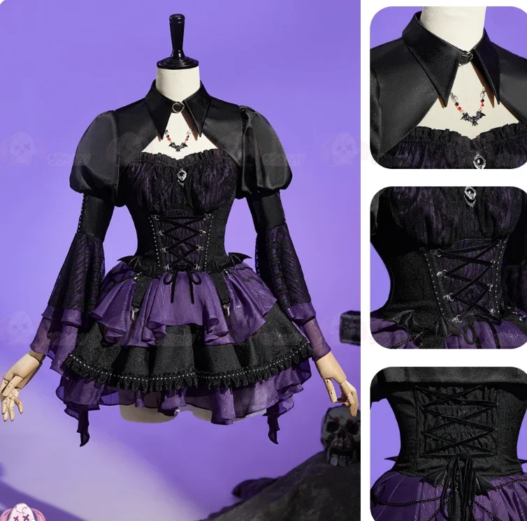 Anime Cosplay Lolita - مجموعة أزياء لوليتا التنكرية النسائية للهالوين