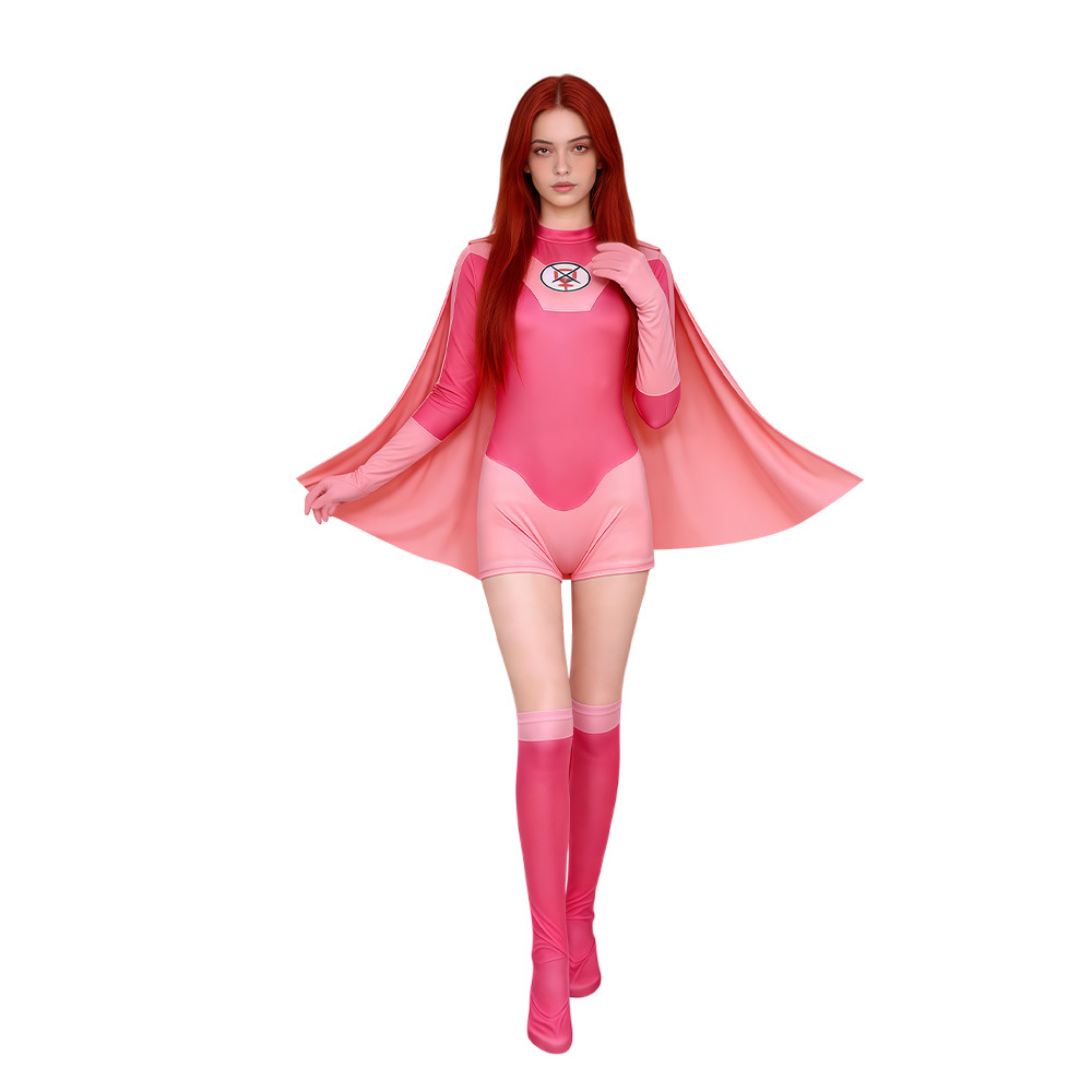 Anime Cosplay Bodysuit - زي كوسبلاي إنفينسيبل آتوم إيف للنساء،