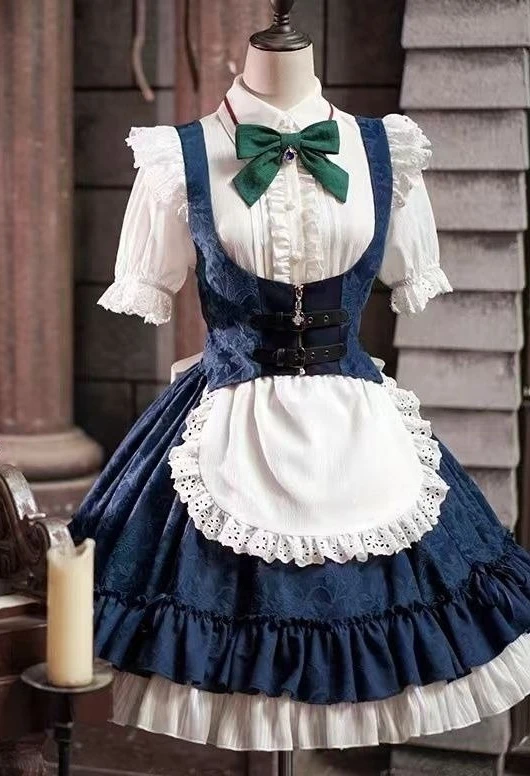 زي كيمونو 2025 لحفلات الهالوين - مراجعة Anime Cosplay Lolita وسعره