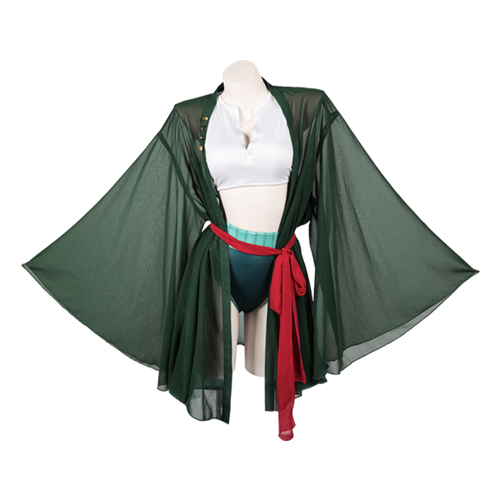 ملابس سباحة تنكرية مثيرة لشخصي - مراجعة Anime Zoro Cosplay Female وسعره