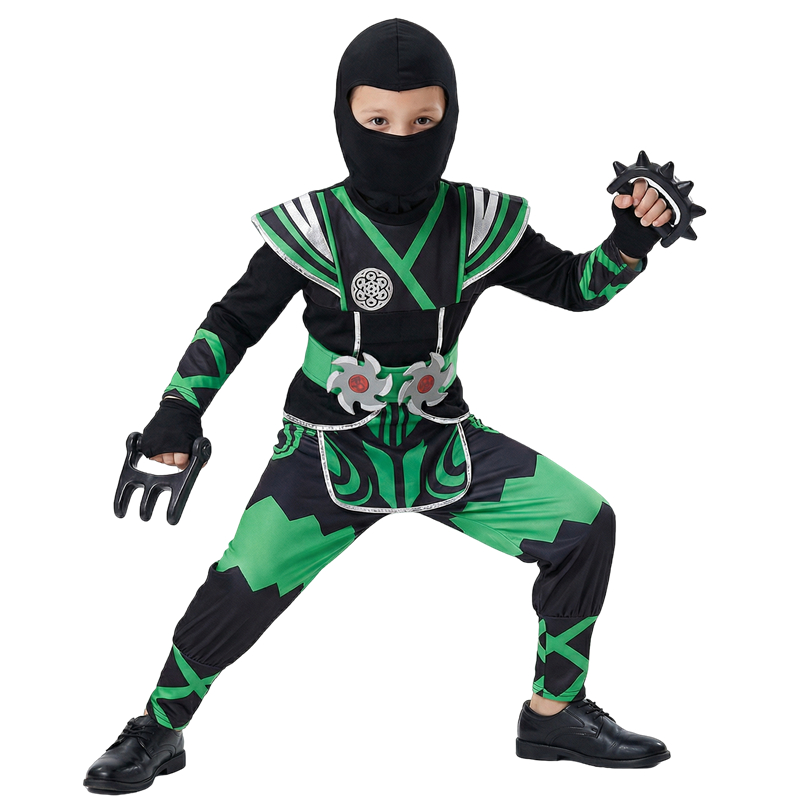 مجموعة أزياء النينجا اليابانية - مراجعة Kids Cosplay Anime وسعره