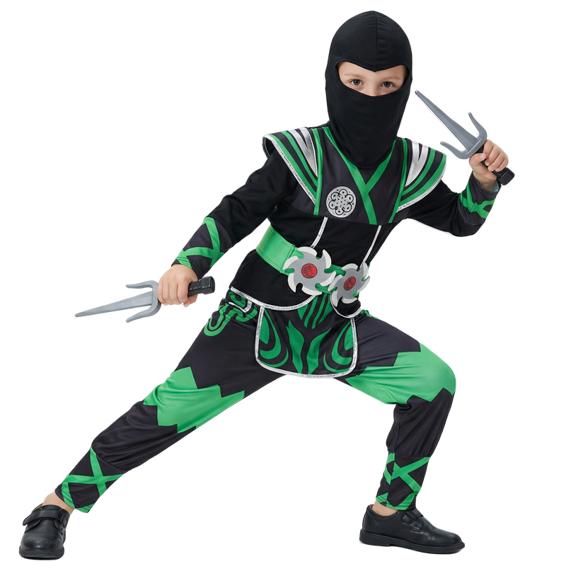 مجموعة أزياء النينجا اليابانية - مراجعة Kids Cosplay Anime وسعره