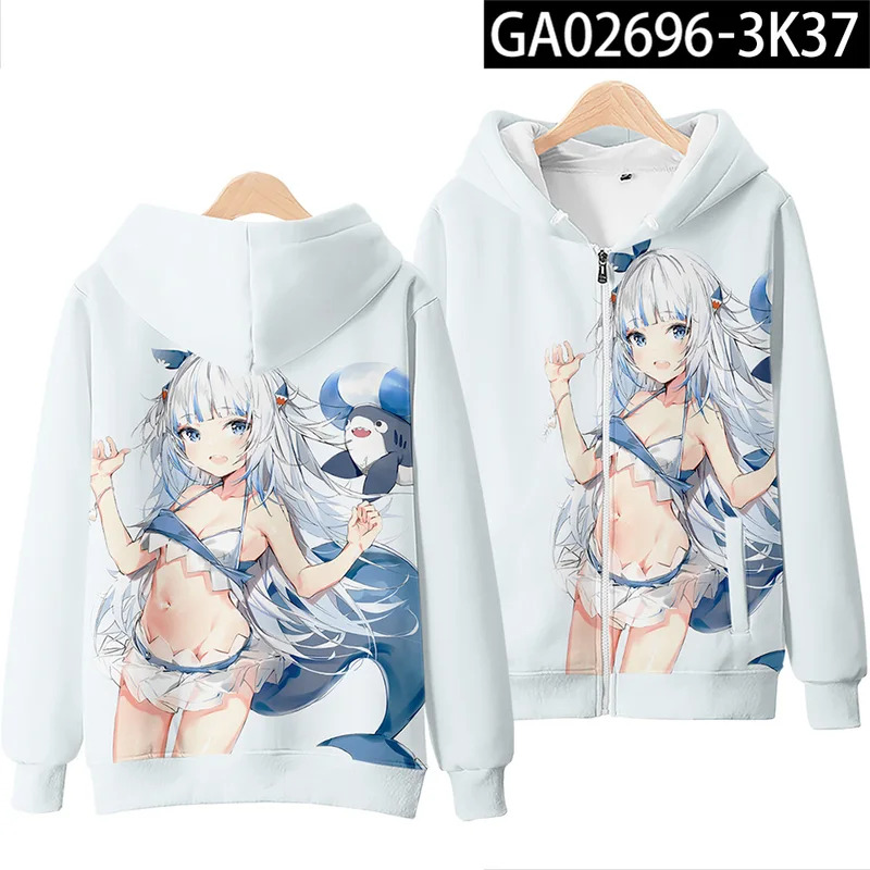 أنيمي Gawr Gura تأثيري ثلاثية  - مراجعة Cosplay Anime Basic وسعره