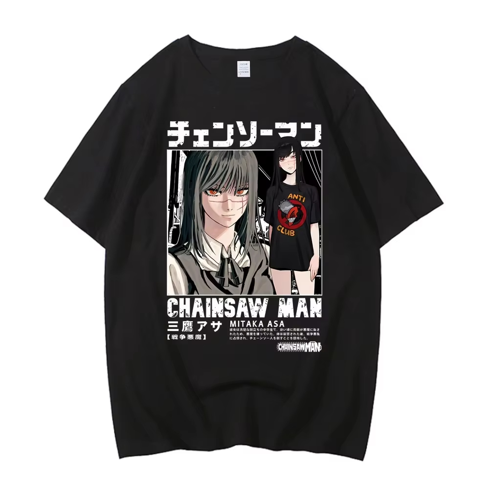 تي شيرت جديد لعام 2026 بتصميم  - مراجعة Chainsaw Man Cosplay وسعره