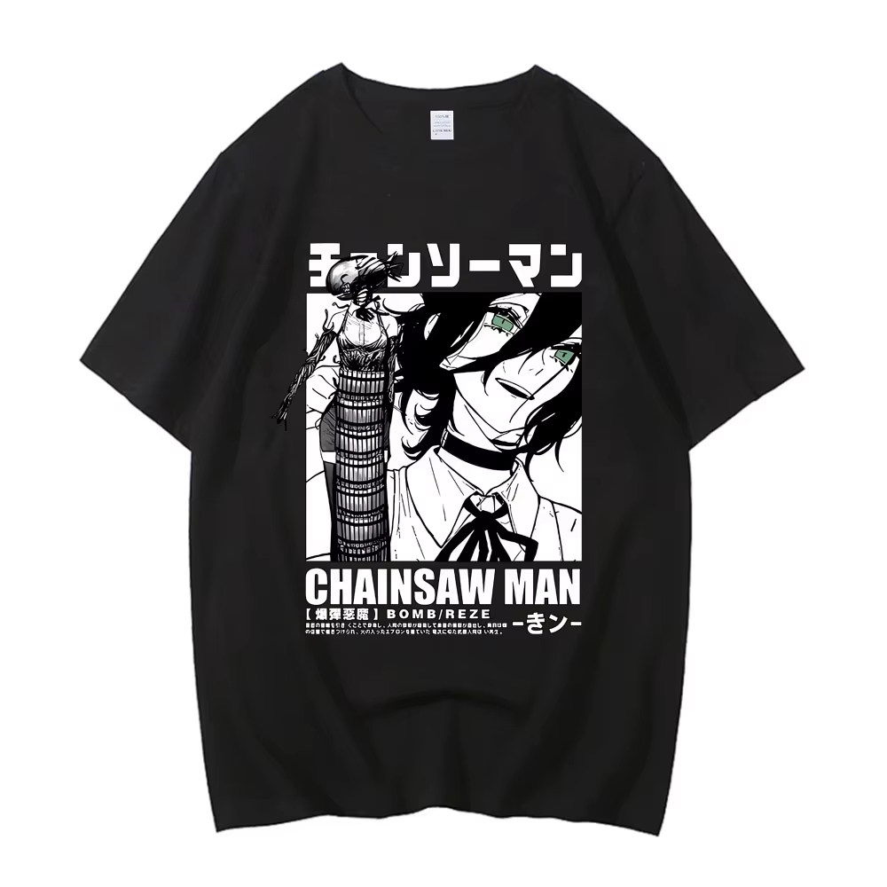 تي شيرت جديد لعام 2026 بتصميم  - مراجعة Chainsaw Man Cosplay وسعره