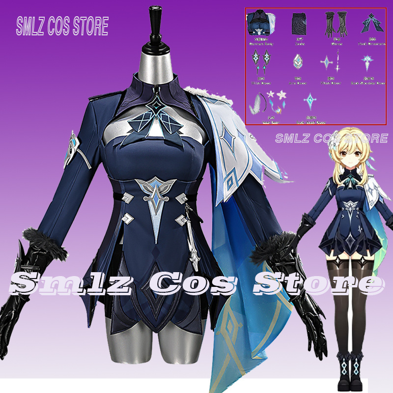 زي تنكري لشخصية لومين من لعبة  - مراجعة Anime Cosplay Costumes Female وسعره