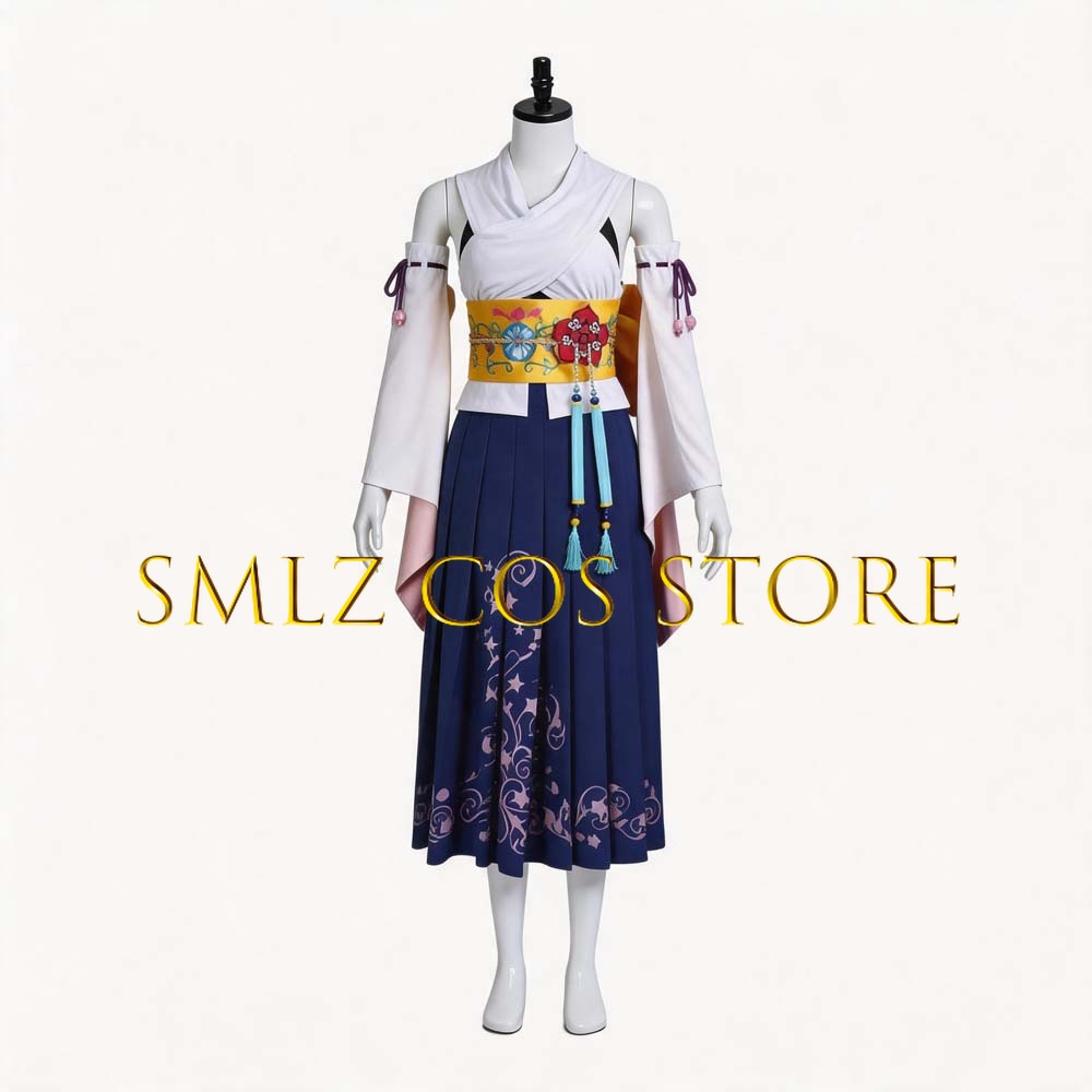زي تنكري نسائي Smlz FFX يونا م - مراجعة Anime Cosplay Costumes Female وسعره