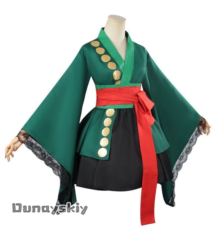 زي تنكري أنمي رورونوا زورو على - مراجعة Anime Zoro Cosplay Female وسعره