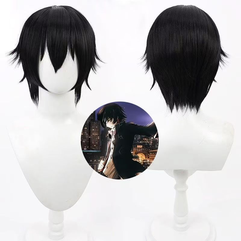 شعر مستعار قصير أسود مقاوم للح - مراجعة Cosplay Anime Online وسعره