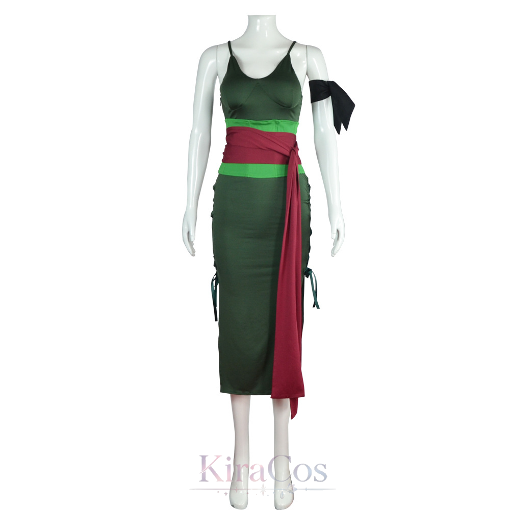 زي أنمي رورونوا للنساء، فستان  - مراجعة Anime Zoro Cosplay Female وسعره