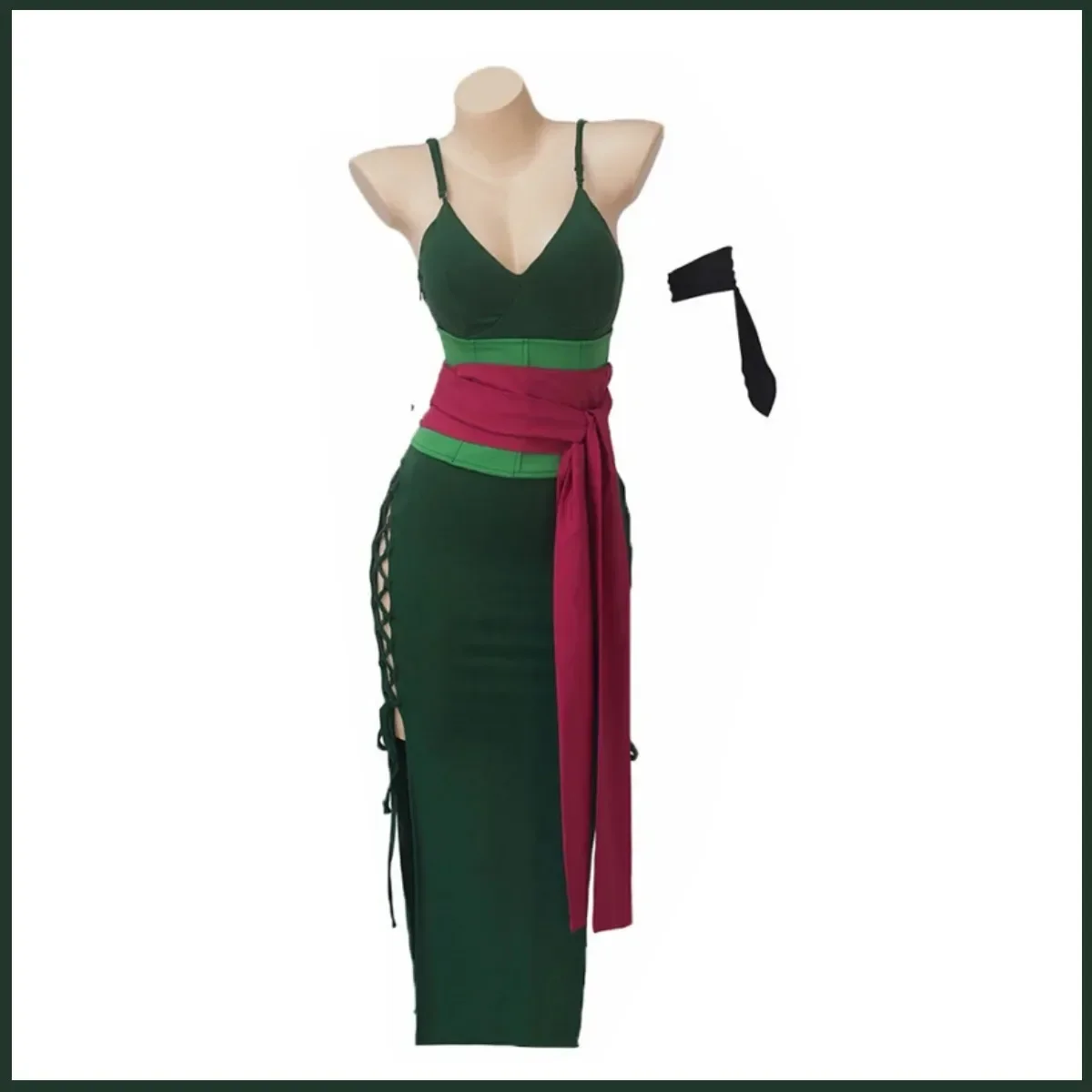 أزياء أنيمي رورونوا زورو التأث - مراجعة Anime Zoro Cosplay Female وسعره
