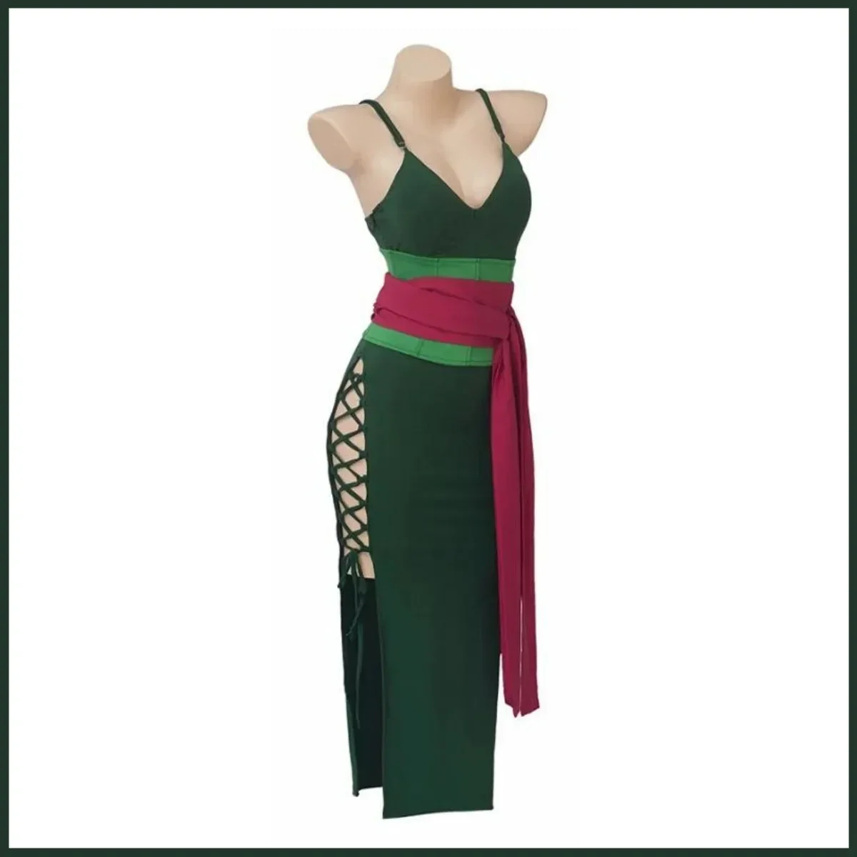 أزياء أنيمي رورونوا زورو التأث - مراجعة Anime Zoro Cosplay Female وسعره