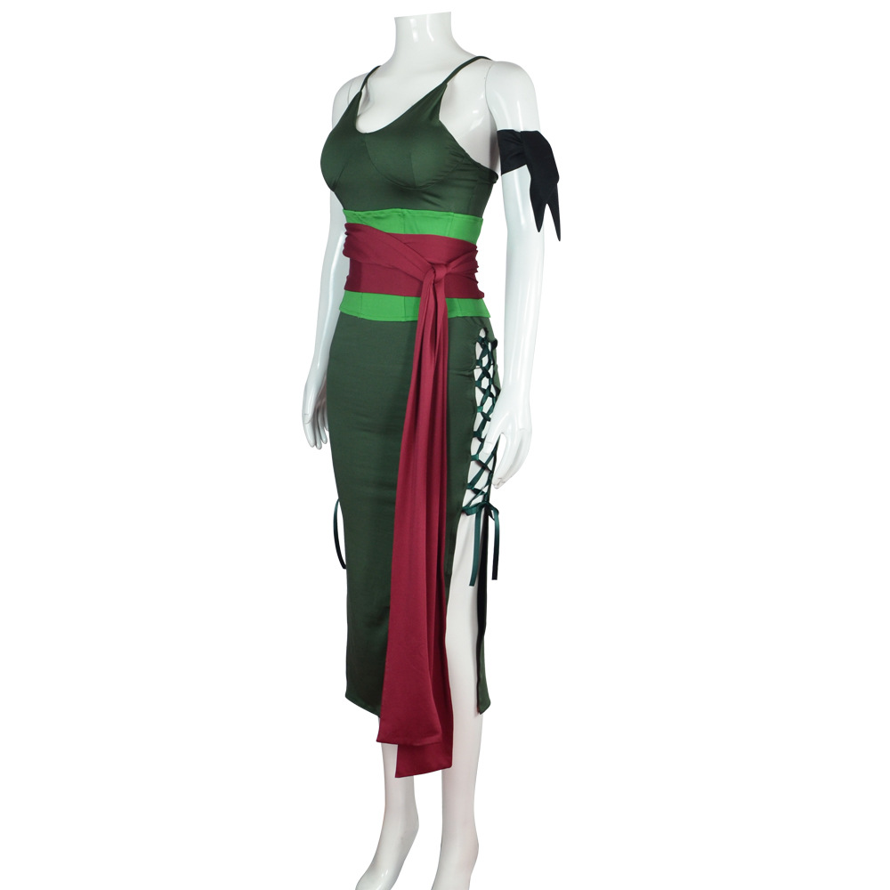 زي تنكري أنمي رورونوا زورو لشخ - مراجعة Anime Zoro Cosplay Female وسعره
