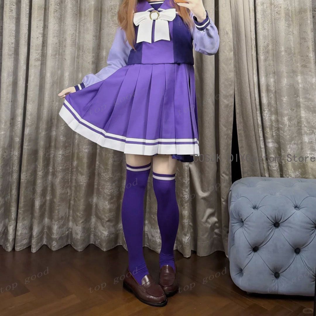 جوارب طويلة فوق الركبة مطبوعة  - مراجعة Anime Cosplay Lolita وسعره