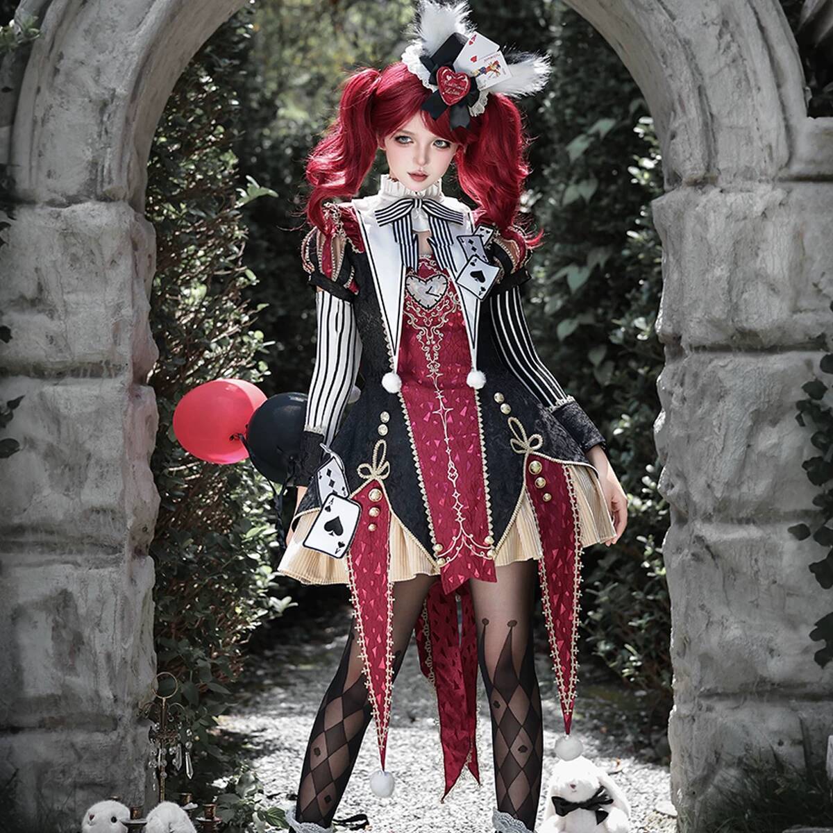 فستان لوليتا جديد بتصميم سيرك  - مراجعة Anime Cosplay Lolita وسعره