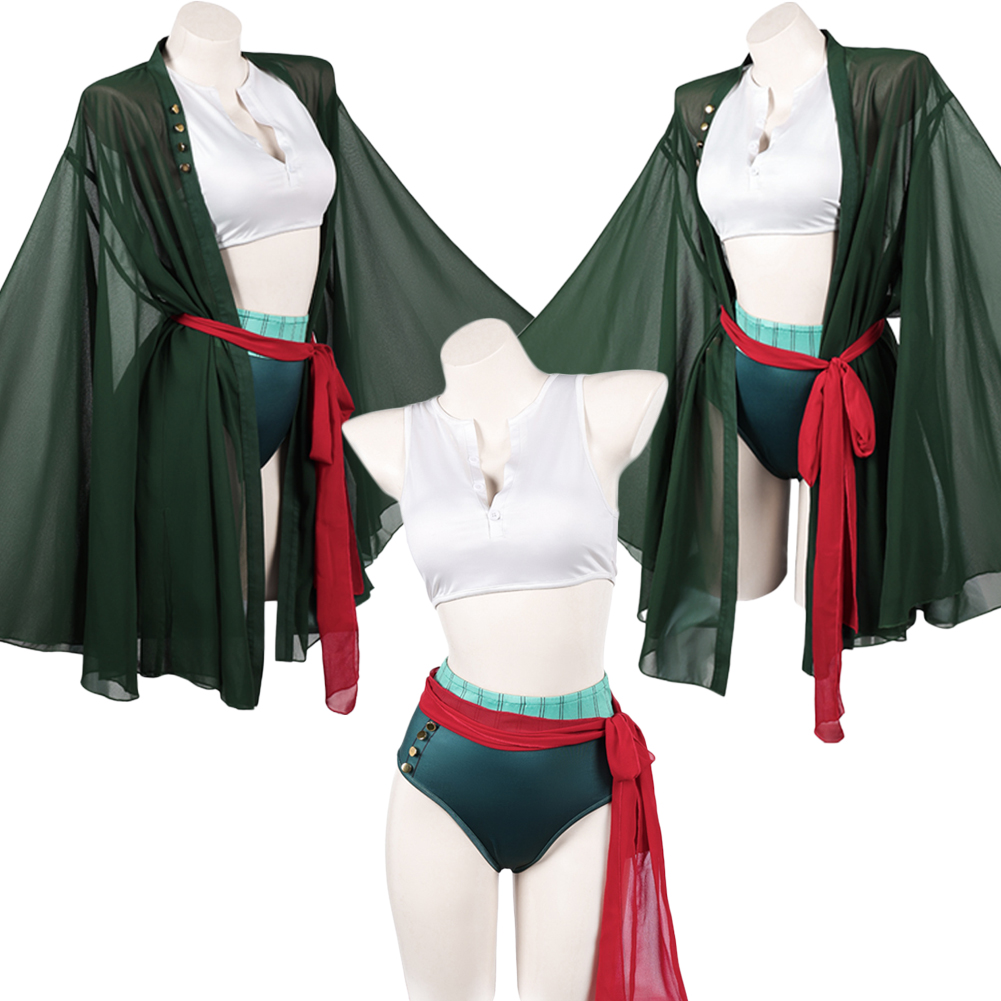 زي تنكري أنمي بتصميم شخصية رور - مراجعة Anime Zoro Cosplay Female وسعره